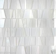 Also, sealing backsplash tile can enhance its natural beauty, giving you the motivation you need to do the job. White Textured Glass Marble Kitchen Bath Wall Mosaic Backsplash Tiles 14 Ebay
