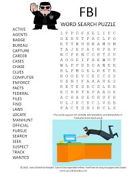 The most common seek and find puzzle material is ceramic. Fbi Word Search Puzzle Puzzles To Play