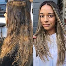 Create A Blended Balayage Without The Brass Balayage Brassy Hair Thick Hair Styles