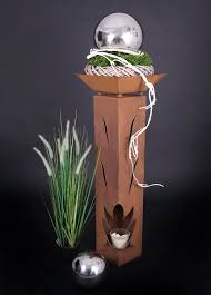 Von der a2 kommend, fahren sie am besten am kreuz magdeburg zentrum auf die b189/b71 richtung süden ab und nach ca. Rs39 S01 Rostsaule Rostschale Mit Flammen Offnung Weihnachtsbeleuchtung Edelrost Saule Dekorieren