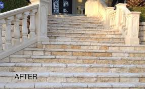 How to clean limestone steps. Limestone Discoloration Removed Stonecare Of Texas