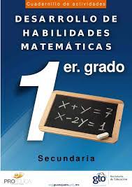 Cuaderno de trabajo secundaria, manual docente, matematica, secundaria. Habilidades Matematicas 1 Secundaria