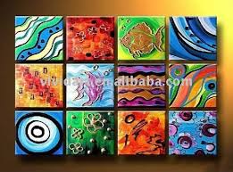 Multiple Small Canvases To Create One Big Piece Of Artwork Mixed Media Art Canvas Multiple Canvas Paintings Big Artwork