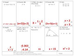 Maybe you would like to learn more about one of these? Algebra Homework Or Revision Worksheets Grade 4 To 6 Teaching Resources