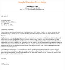 Teacher Cover Letter 12 Best Sample Letters Examples