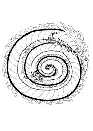 Our dragon pokemon template with the famous drawing of charmander will be a favorite among children and teenagers who fancy pokemon. Dragon Mandala Coloring Pages For Kids Drawing With Crayons