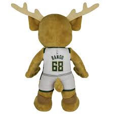 On monday, the nba's milwaukee bucks unveiled a new logo. Milwaukee Bucks Bango 10 Mascot Plush Figure Bleacher Creatures
