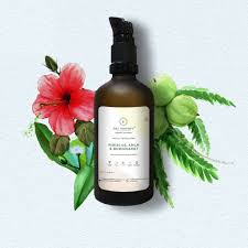 Elle les fortifie tout en les rendant brillants. Huile Capillaire Hibiscus Amla Bhringaraj Sans Huiles Essentielles 100ml Naturally Bon