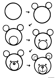 Bienvenue sur le dessin facile ! Coloriage Un Ours Dessin Facile A Realiser Dessin Dessin Facile A Imprimer