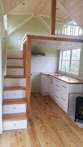 65 Stunning Loft Stair For Tiny House Ideas Design Interior Small House Design Designinterio Tiny Houses Plans With Loft Tiny House Loft Shed To Tiny House