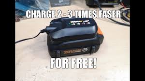 Black And Decker 40v Battery Charger Blinking Red Turbo Charge Worx Included Charger Speed For Free Youtube