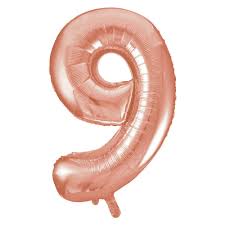 4.7 out of 5 stars 3,623. Large Rose Gold Number 9 Foil Balloon Doolins