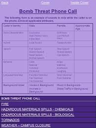 Most bomb threats are received by phone. Accidents Tarleton State University All Emergency Services Dial 911 Introductionintroduction Inside Coverinside Cover Bomb Threats Bomb Threat Phone Call Ppt Download