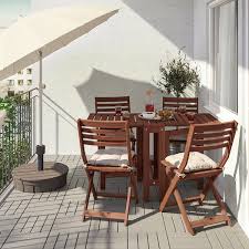 Applaro Klaptafel Buiten Bruin Bruin Gelazuurd Ikea In 2020 Klaptafel Decoratie Klein Appartement Balkon Decoratie