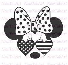 Minnie Mouse Svg Minnie Mouse Svg Sunglasses Minnie Mouse Disney Silhouettes Disney Silhouette Disney Diy