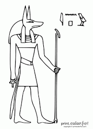 Check spelling or type a new query. Egyptian God Anubis Print Color Fun
