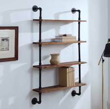However, you can build this exact shelf with kee klamp and avoid the hassle of threaded pipe. Williston Forge Juan 47 25 H X 29 9 W Industrial Pipe Shelving Reviews Wayfair