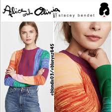 Alice + olivia cropped sweater