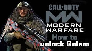 Part of season two, unlocked at battle pass level 15. How To Unlock Golem In Modern Warfare Gamerevolution