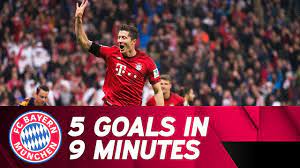 22nd of september, matchday 6, fc bayern vs. 5 Goals In 9 Minutes Lewandowski Show Vs Vfl Wolfsburg 2015 16 Season Youtube