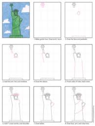 Add an arm holding the torch. Draw The Statue Of Liberty Easy By Art Projects For Kids Tpt