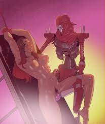 1boy 1girls 2d abs alternate hairstyle apex legends athletic big  breasts biting lip blush bondage breasts brown hair brown skin female hair  down hate sex loba muscular muscular female