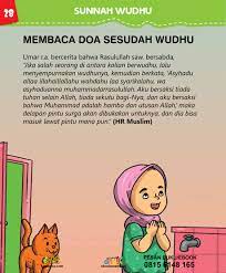 Gambar Doa Sesudah Wudhu