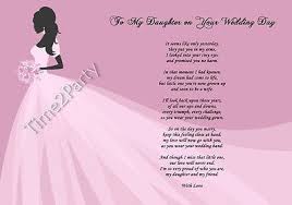 A4 Poem From Mum To Daughter On Her Wedding Day Mother To Daughter Gift Wedding Day Quotes Wedding Poems Mother Daughter Wedding