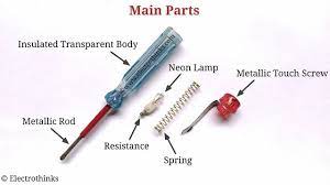 Main Parts Of Neon Line Tester Circuit Ac Circuit Tester