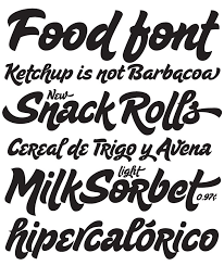 Sugar Pie Food Font Sugar Pie Typography Alphabet