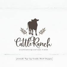 Farm Logo Cow Logo Logo Design Animal Logo Premade Logo Etsy In 2020 Cow Logo Farm Logo Pet Logo Design