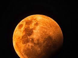 Moon Full Moon Red Moon Space Satellite Background Png Free Png Images Orange Moon Red Moon Wallpaper Space
