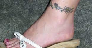 Road Captain Usa Tell Me About Your Tattoo Wrap Around Ankle Tattoos Flower Tattoo On Ankle Ankle Tattoos