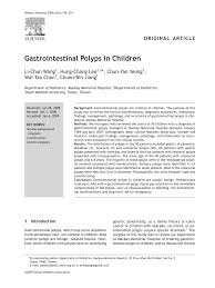 Colon cancer (or colorectal cancer or bowel cancer) affects the large intestine or in the rectum. Pdf Gastrointestinal Polyps In Children