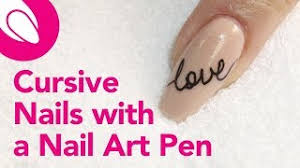 Check out our cursive nail selection for the very best in unique or custom, handmade pieces from our shops. Quick Nail Tips Write Cursive Love Notes With The Cina Nail Art Pen Nail Design Nails Magazine