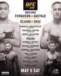 All 7 events would be held at different time and venues. Ufc On Twitter What A Card Ufc249
