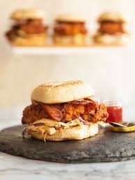 Crispy Chicken Burgers Recipe In 2020 Chicken Burgers Recipe Fried Chicken Burger Chicken Recipes