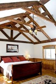 Tiny House On Pinterest Wood Beam Ceiling Vaulted Ceiling Living Room Exposed Beams
