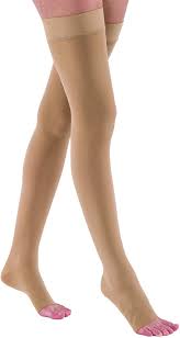 Just watch our video to learn how to measure, take the required measurements, and answer the questions below. Amazon Com Jobst Relief Thigh High Open Toe Compression Stockings Unisex Extra Firm Legware With Silicone Band For Easy Donning Compression Class 20 30 Health Personal Care