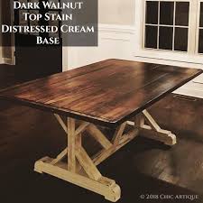 Trestle Table Extra Wide Width Table Farm Table Rustic Dining Table