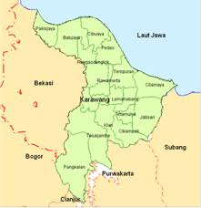 Map of Karawang Source: Author Compilation (2023) Geographically,... | Download Scientific Diagram