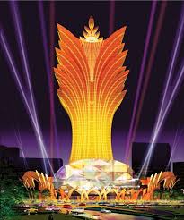Grand Lisboa Hotel Macao China Visit Asia Beautiful Buildings Landmark Buildings