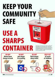 Sharps box template / printable sharps container label | printable label templates. 7 Safe Sharps Disposal Ideas Visual Learning Sharp Safe