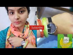 Watch Best Black Watch for woman| Analog watch l DANIEL KLEIN watch  unboxing review with tryon hual