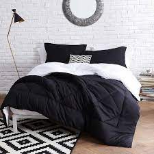 This gives you options when it comes to the look of your bedroom. Black White Reversible Twin Xl Dorm Comforter