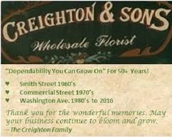 Maybe you would like to learn more about one of these? Creighton Sons Wholesale Florist Home Facebook