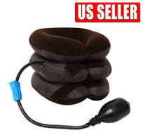 Cervical Neck Traction Device Inflatable & Adjustable Neck Stretcher Neck