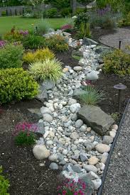 25 Gorgeous Dry Creek Bed Design Ideas Landscaping With Rocks Rock Garden Landscaping River Rock Garden