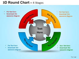Powerpoint Design Slides Graphic Round Process Flow Chart