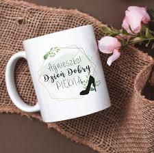 Ilustracja zaprojektowana przez ja cię broszę! Kubek Dla Dziewczyny Dzien Dobry Piekna Na Dzien Kobiet Prezenty Z Grawerem Sklep Z Prezentami Zamowprezent